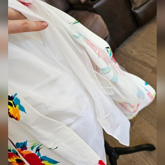 Nwt RIMINI 100% COTTON Sakowitz flower tea dress 10 - Picture 12 of 15